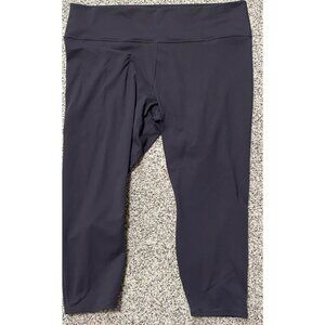 Fabletics PowerHold Leggings Plus Size 4x Gray Crop Yoga Pants Women